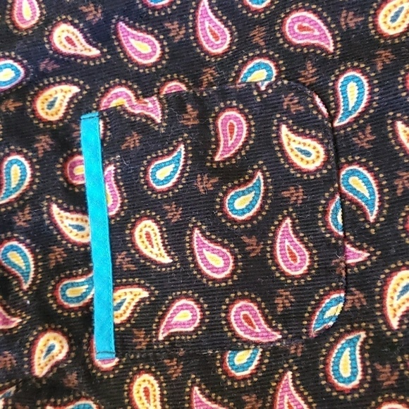 VERA BRADLEY, Cordery lounge pants. Paisley print, tie and elastic waist. Sz m - Picture 5 of 6